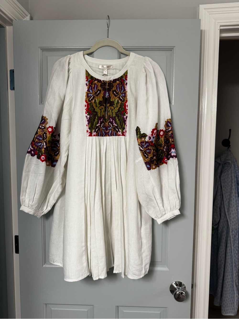 Banana Republic Embroidered Mini Resort Wear Dress
